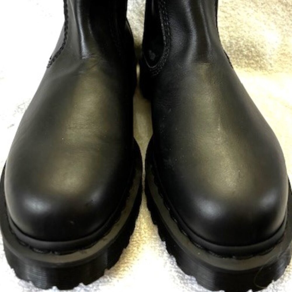 Men's NWOB Dr Martens Anistone Lo Leather Biker Boots Size 11 US - Picture 2 of 11